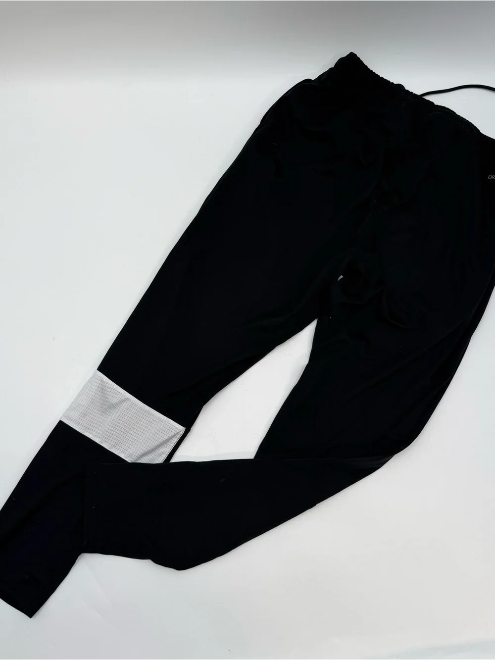 Jordan Black Track Pants with White Jumpman and Mesh Panel